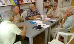 Reuni� de membres de SABAL a la seu de l'Associaci� Picalsud, dilluns, 9 de juliol de 2007